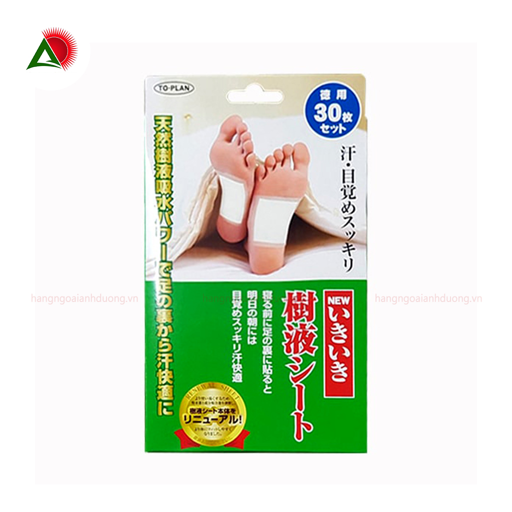 Miếng dán thải độc Kenko To Plan 30 Miếng