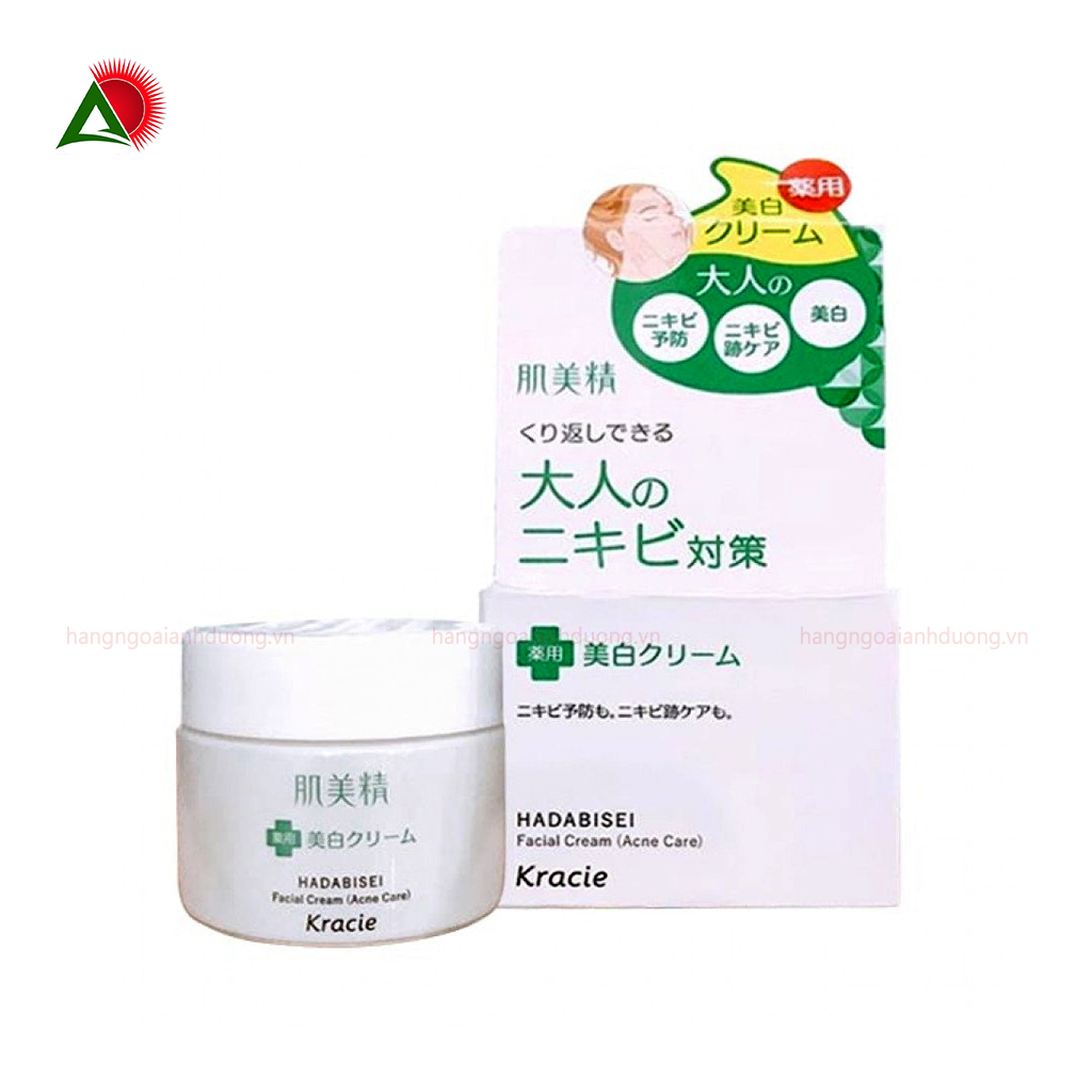 Kem Dưỡng Trắng Da Trị Mụn Kracie Hadabisei 50g