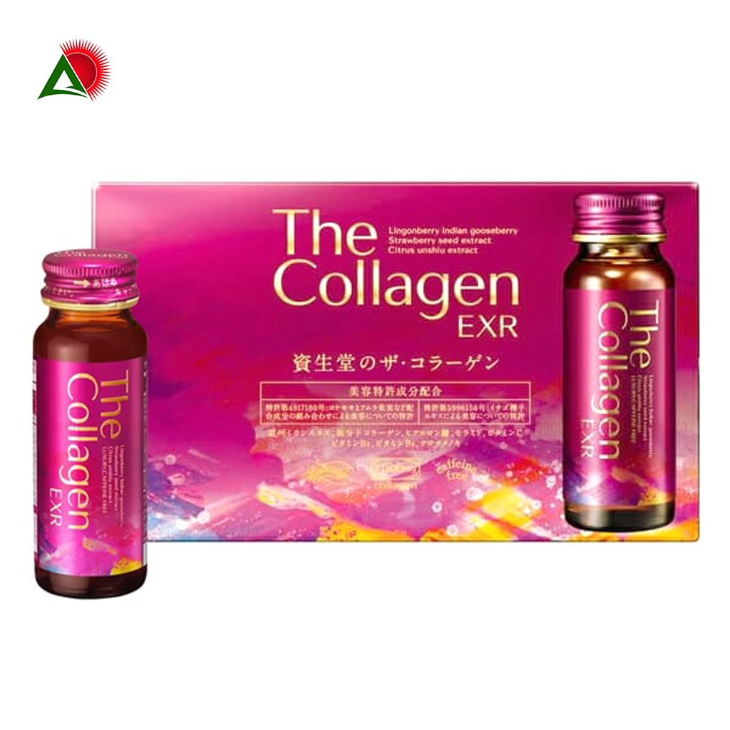 Nước Uống The Collagen Exr Shiseido (Hộp 10 chai x 50ml)
