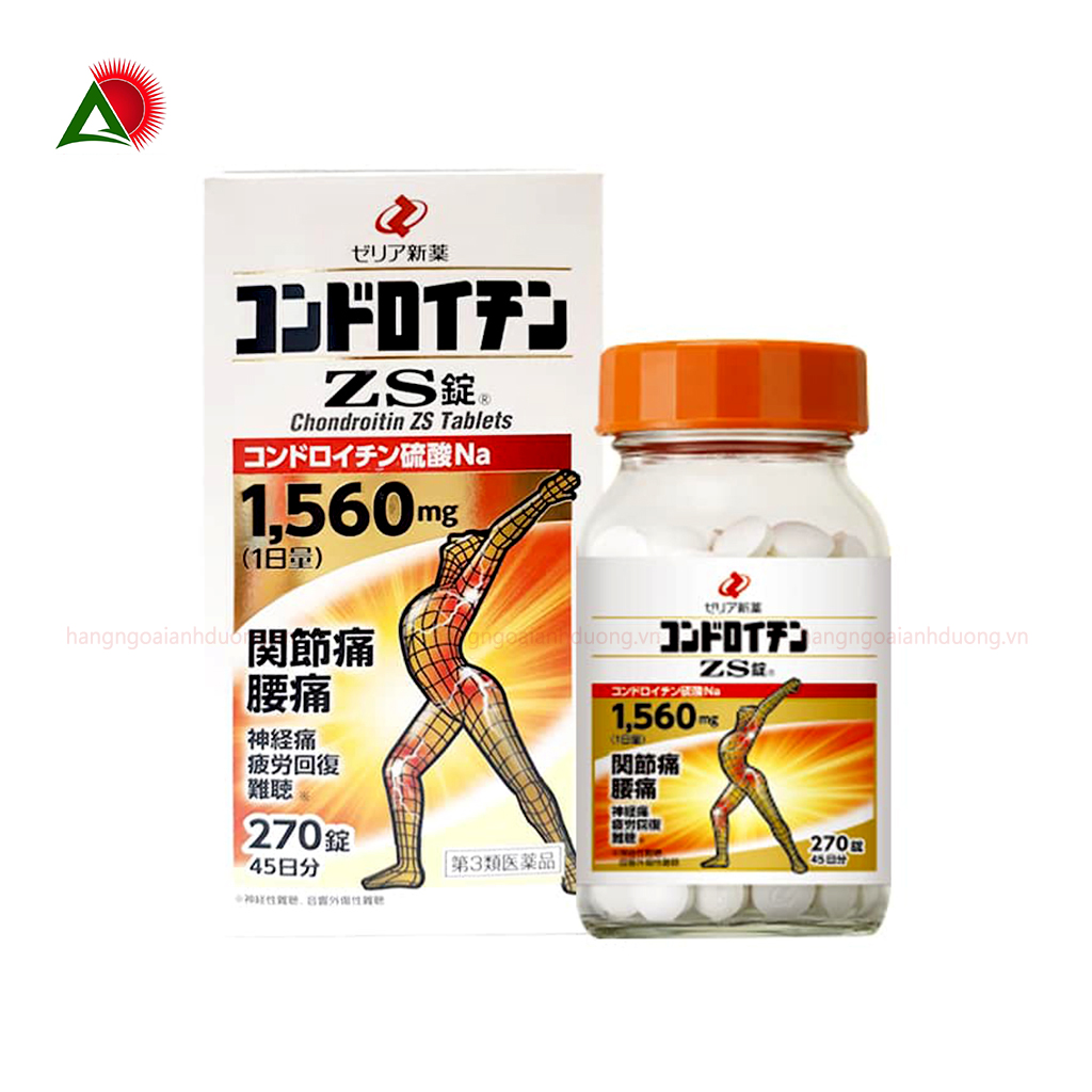 Thuốc Bổ Xương Khớp Nhện ZS Chondroitin 1560mg 270 viên