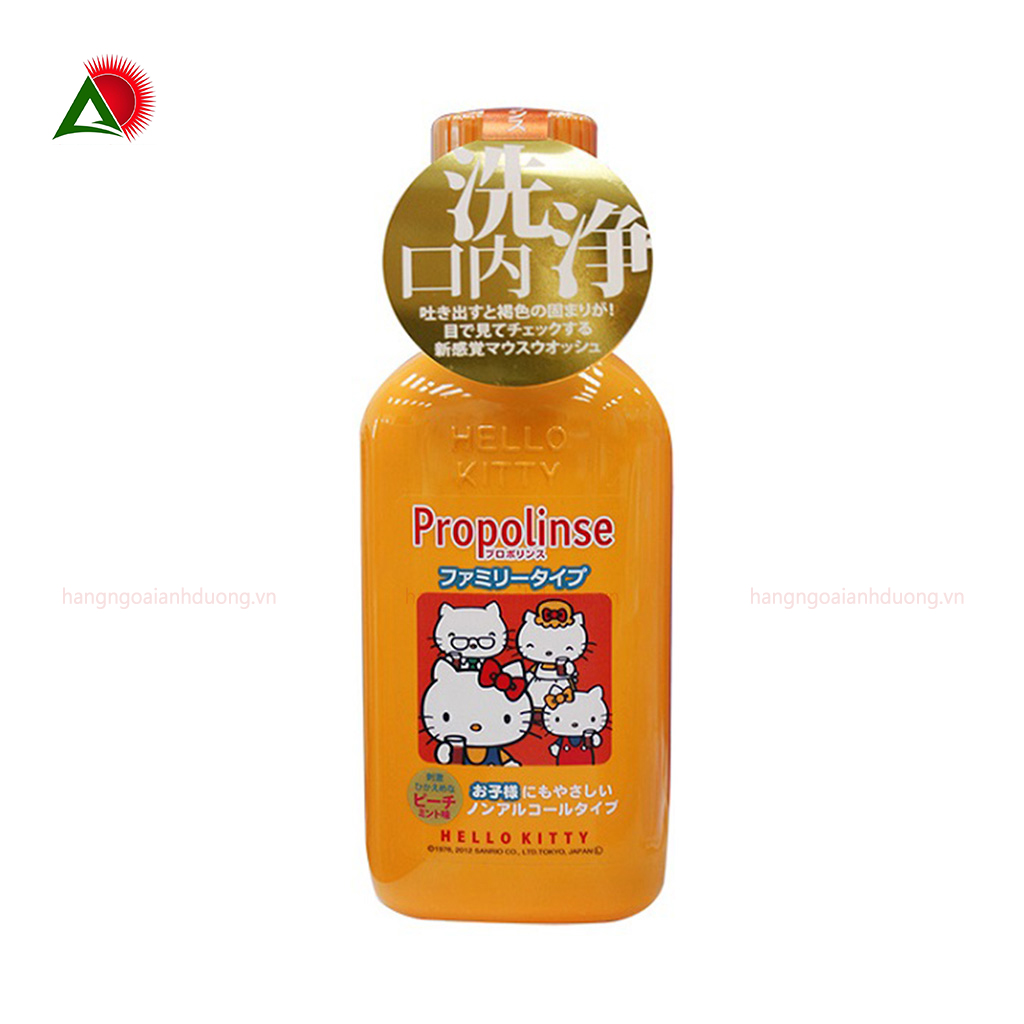 Nước Súc Miệng Propolinse Hello Kitty Cho Trẻ Em 400ml