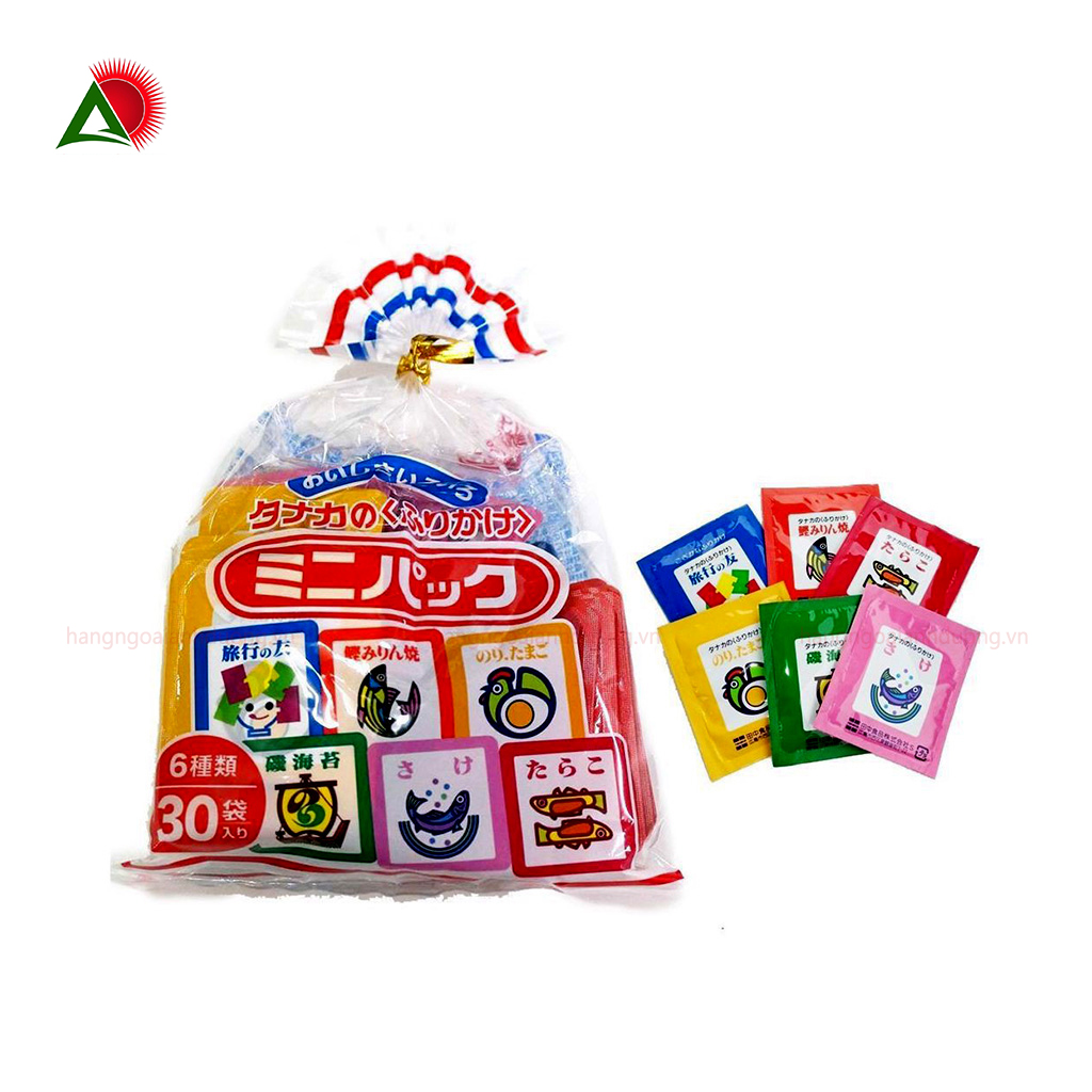 Gia Vị Rắc Cơm Tanaka 6 Vị 30 Gói 75g 