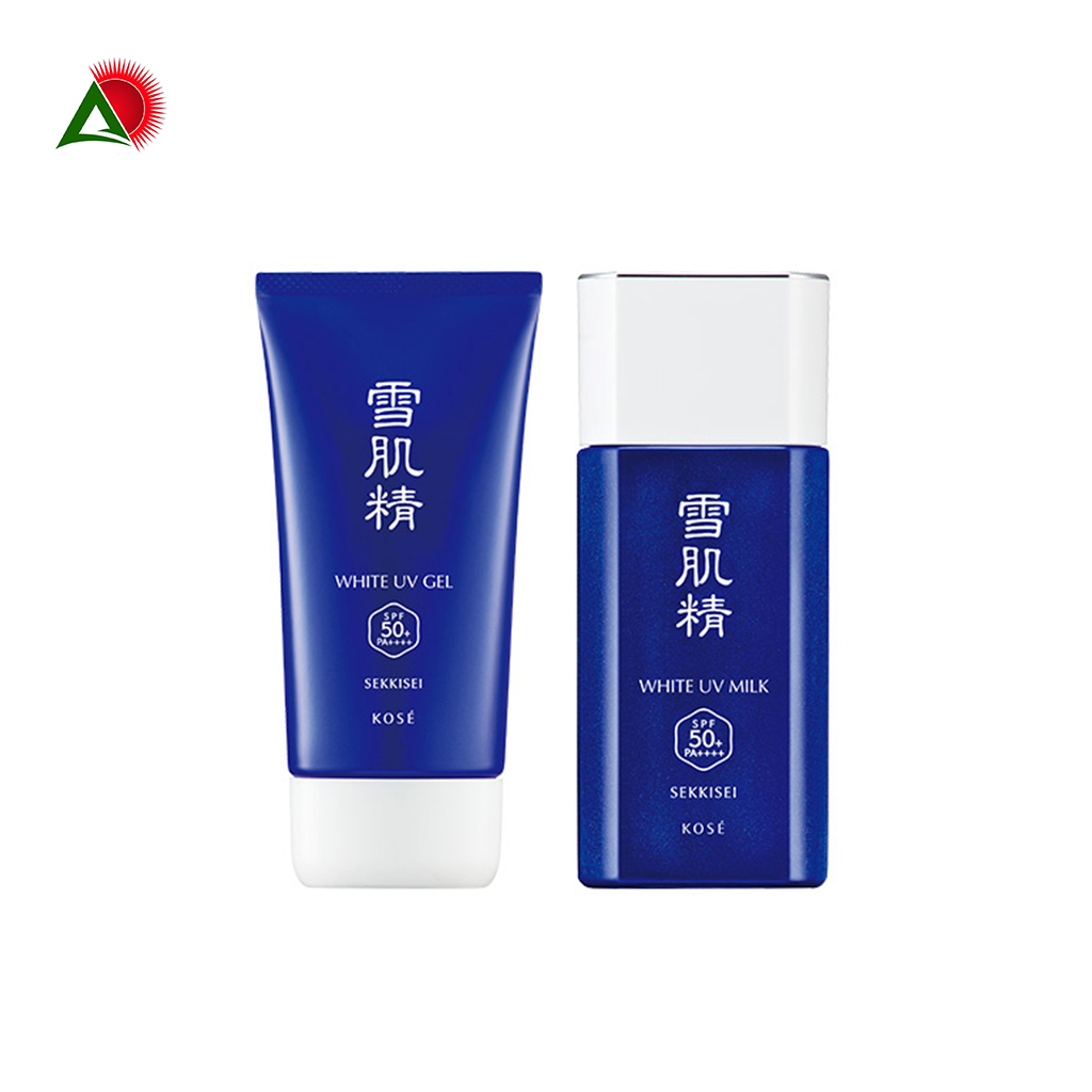 Kem Chống Nắng trắng da Kose White UV Milk/Gel SPF50+/PA++++ 60g 