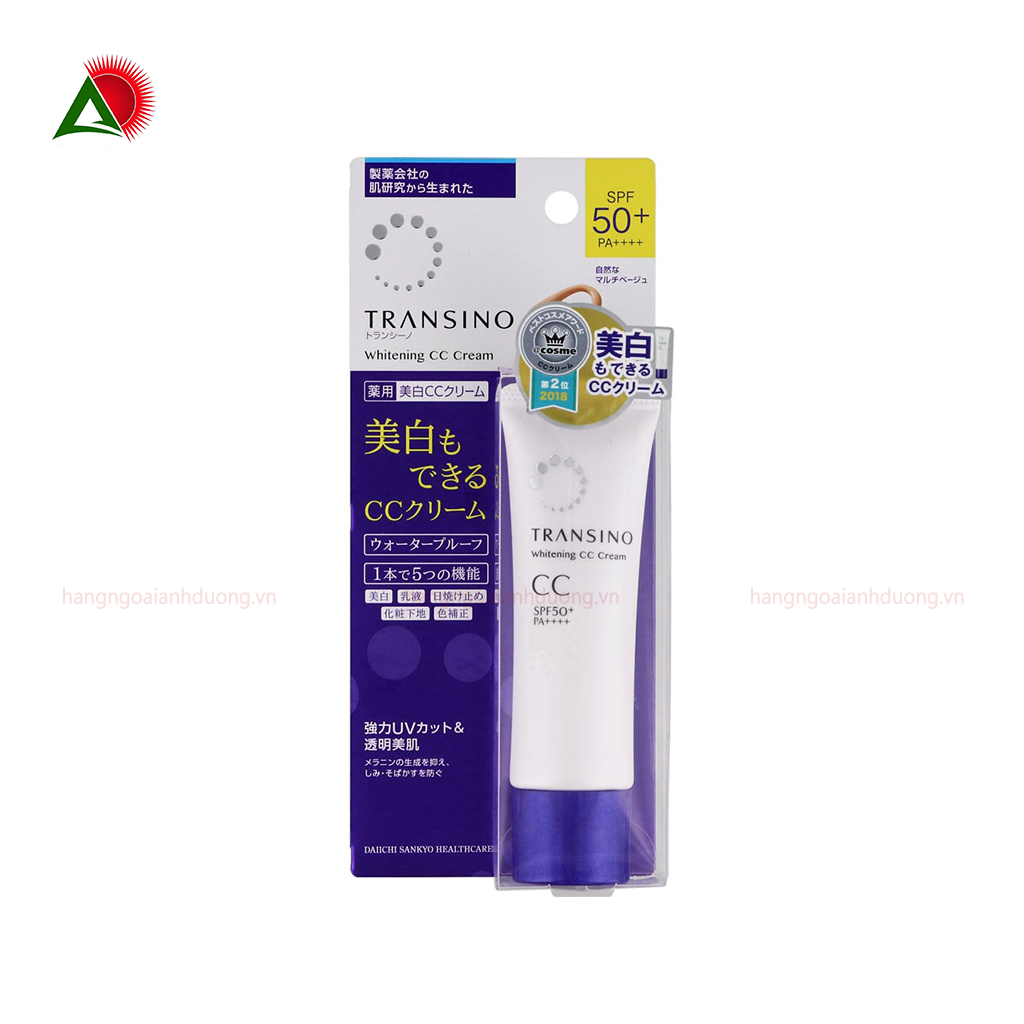 Kem Trang Điểm CC Transino Whitening Cream 30g