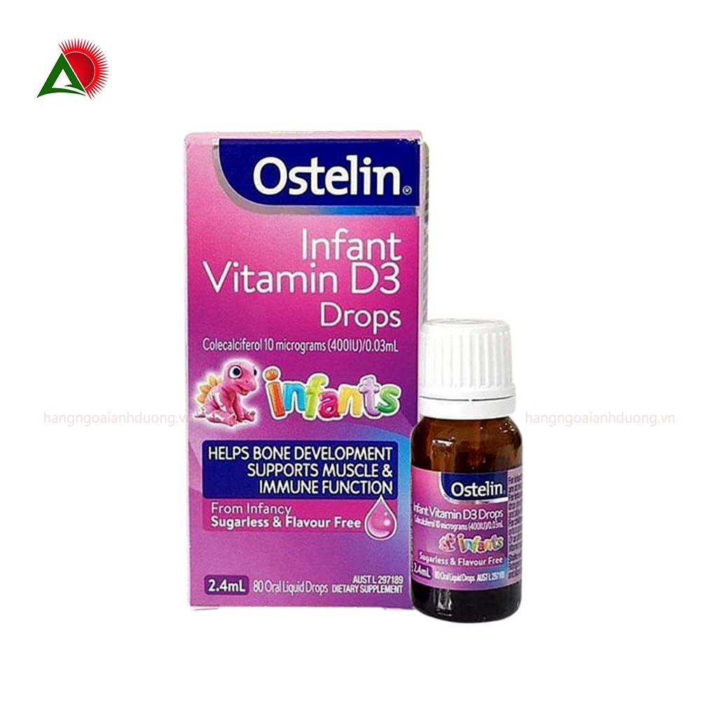 Ostelin Vitamin D3 Drops 2.4ml Úc