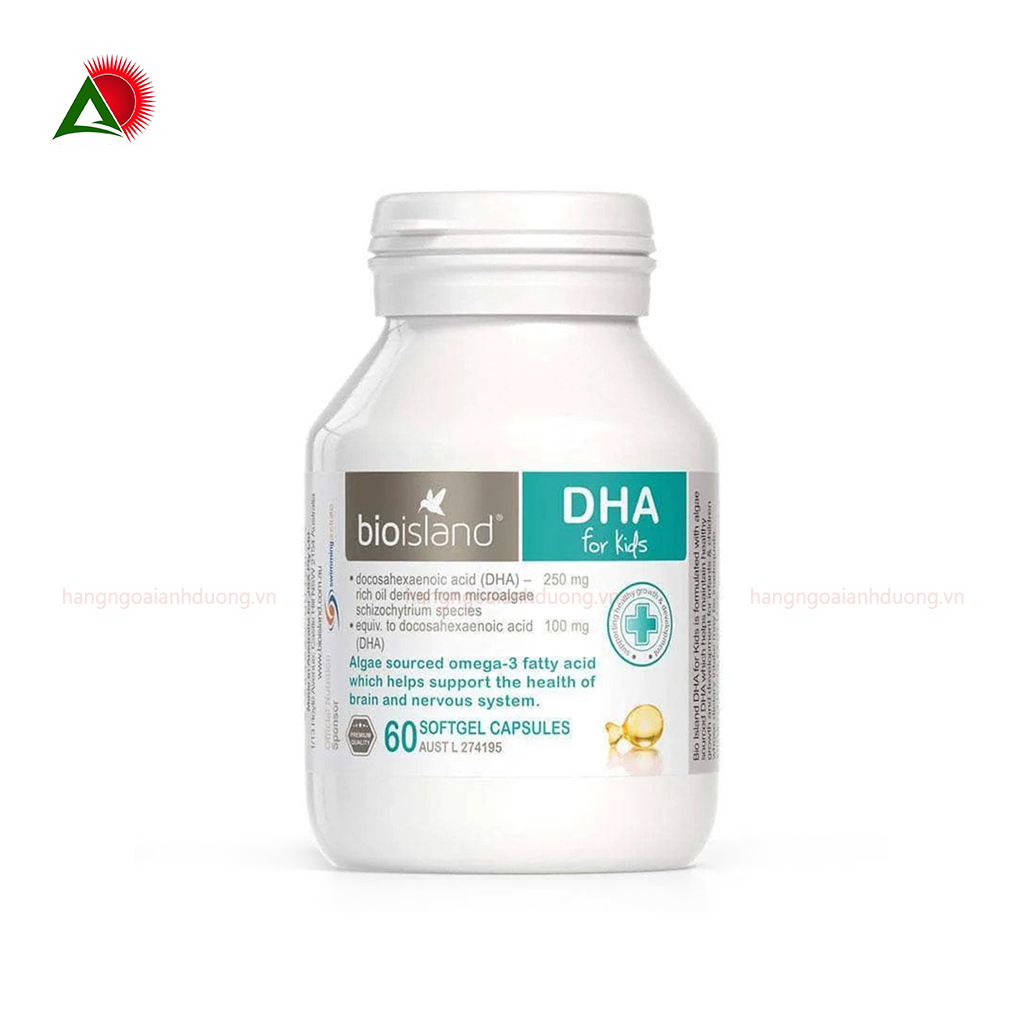 Viên Uống Bổ Sung DHA Bio Island Hộp 60 Viên Của Úc