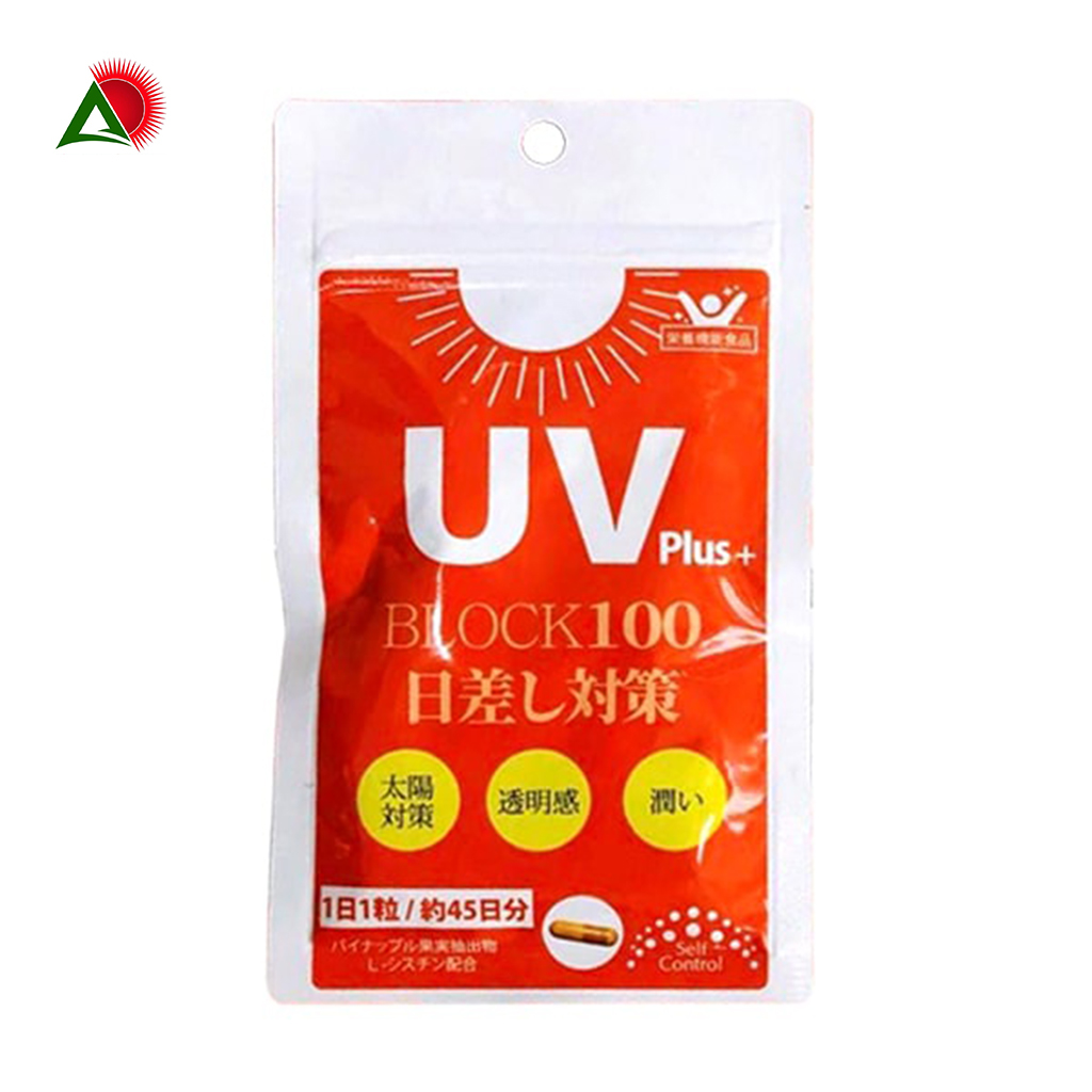 Viên Uống Chống Nắng UV Plus + Block 100 Nhật 45 Ngày