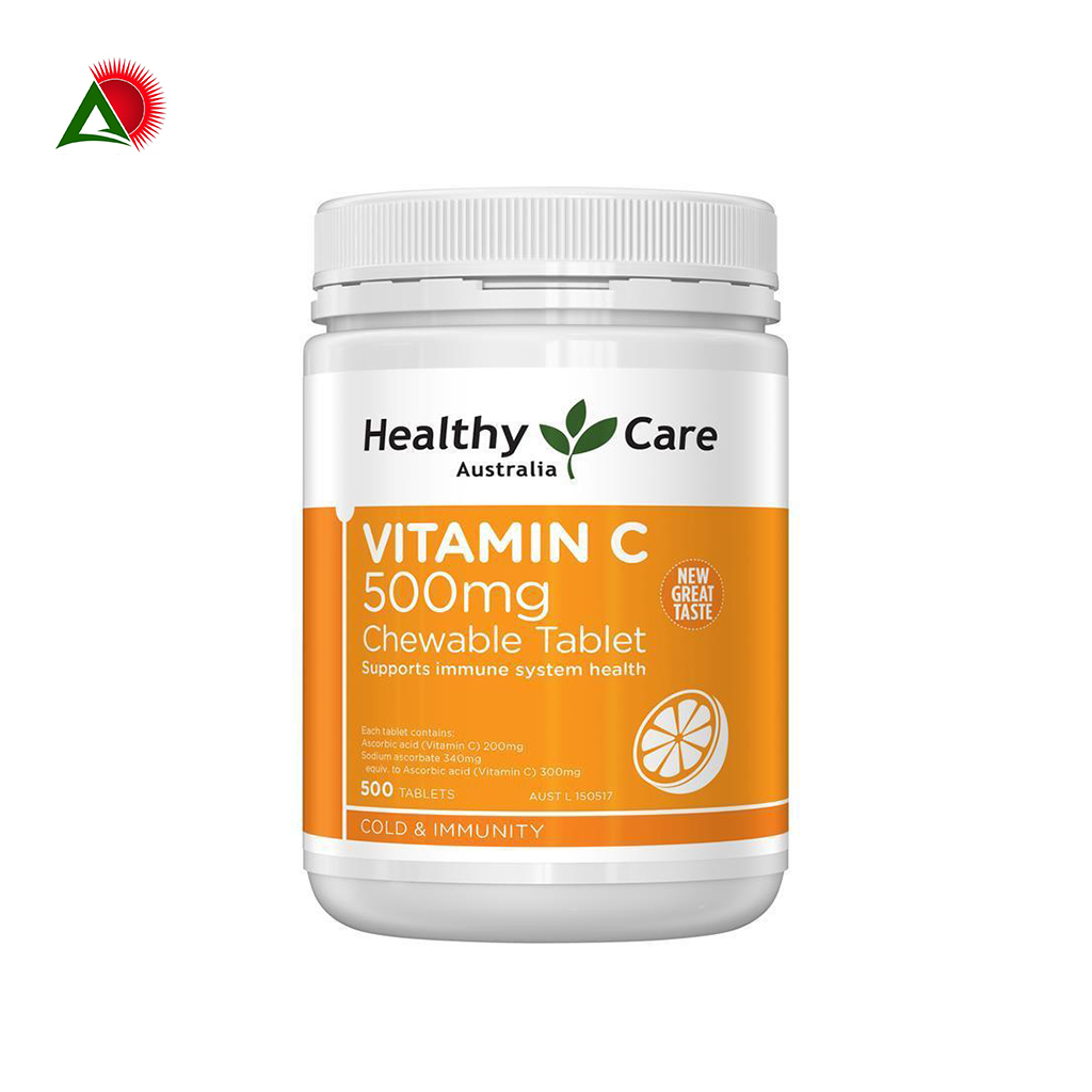 Viên Uống Healthy Care Vitamin C 500mg 500 Viên Úc