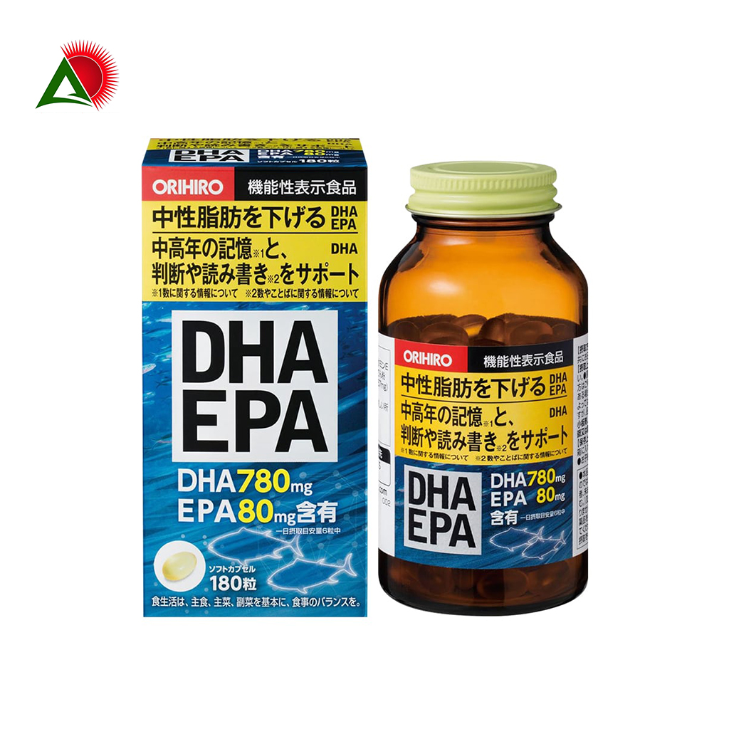 Viên Uống Bổ Não Orihiro DHA EPA 180 Viên