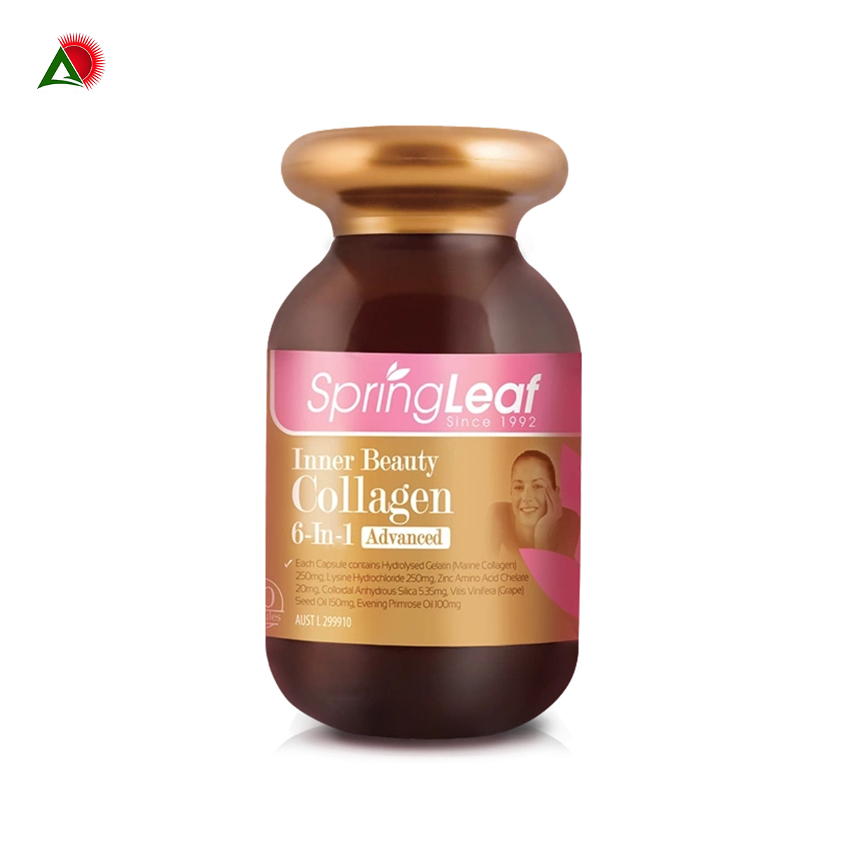Viên Uống Collagen 6 in 1 Spring Leaf Inner Beauty Úc