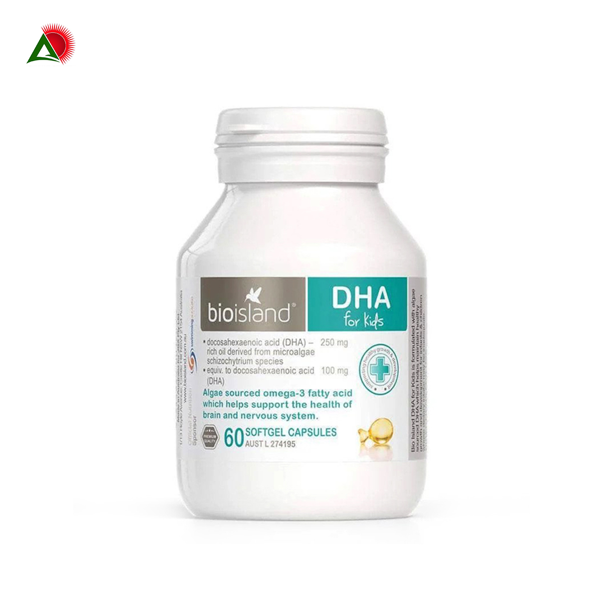 Viên Uống Bổ Sung DHA Bio Island Cho Bé 60 Viên Úc