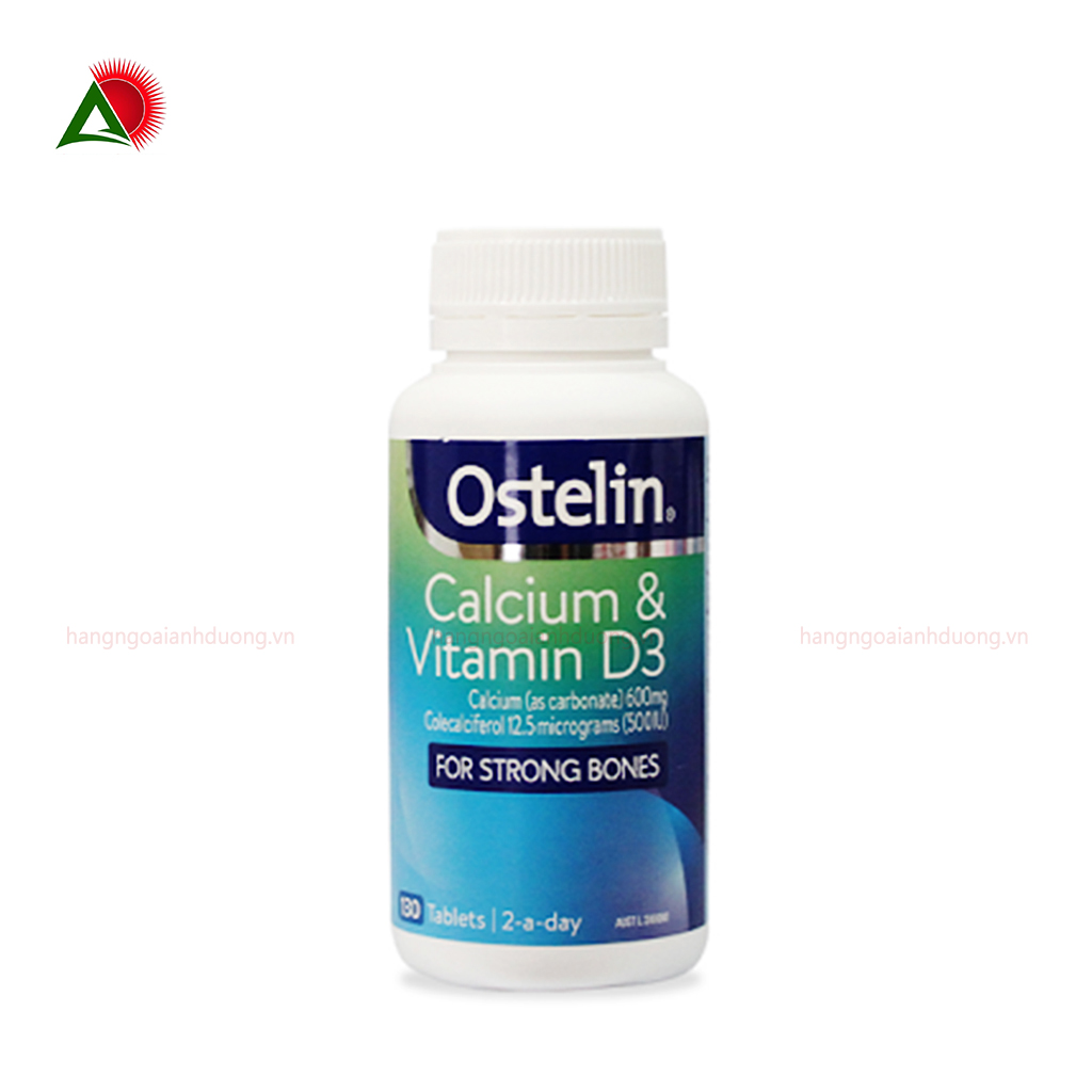 Viên uống Canxi D3 ostelin 130 viên