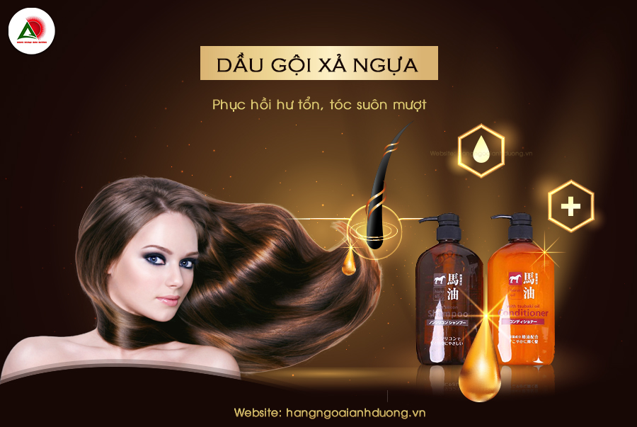 Bộ Dầu Gội Xả Ngựa 600ml