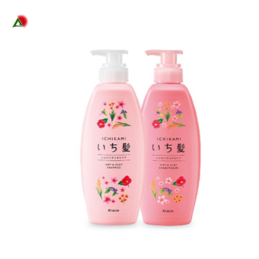 Công Dụng Bộ Dầu Gội Và Dầu Xả Ichikami 530ml Hồng