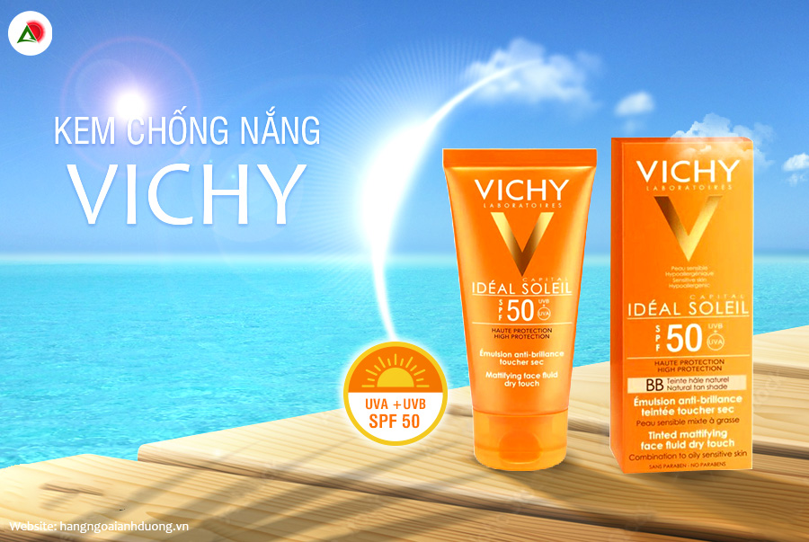 Kem Chống Nắng Vichy Capital Soleil Dry Touch SPF 50 50ml