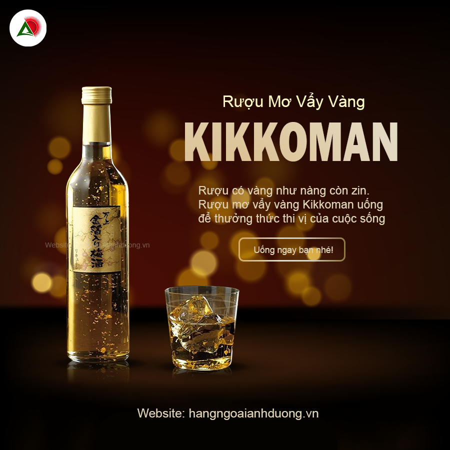 Rượu Mơ Vảy Vàng Kikkoman 500ml