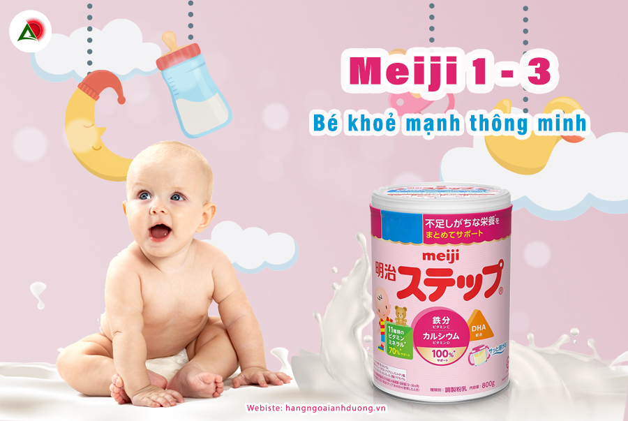 Sữa meiji lon 800g