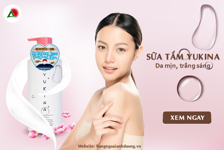 Sữa tắm trắng da Yukina White Body Wash 500ml