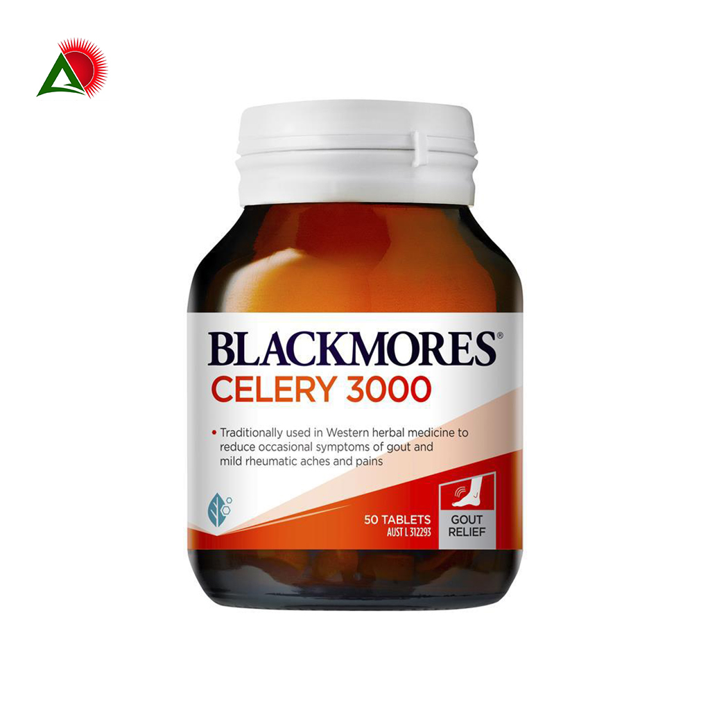Viên Uống Hỗ Trợ Bệnh Gout Blackmores Celery 3000mg 50 Viên