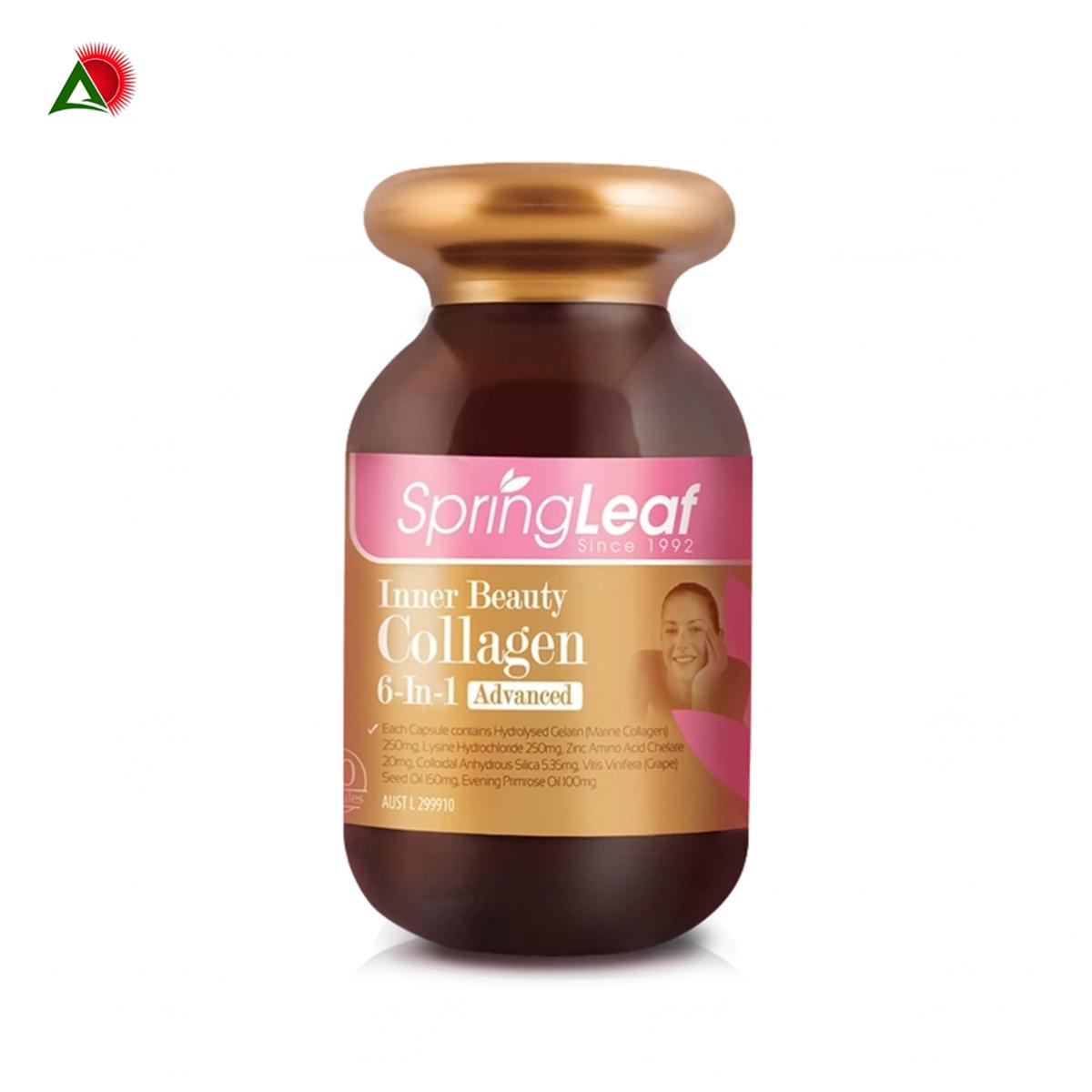 Viên Uống Collagen 6 in 1 Spring Leaf Inner Beauty Úc