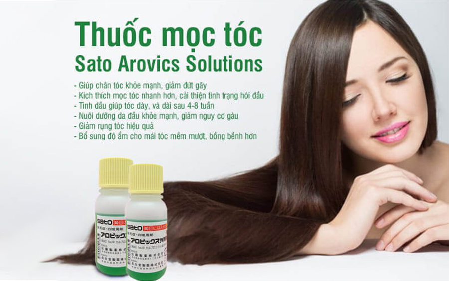 Công dụng thuốc mọc tóc sato