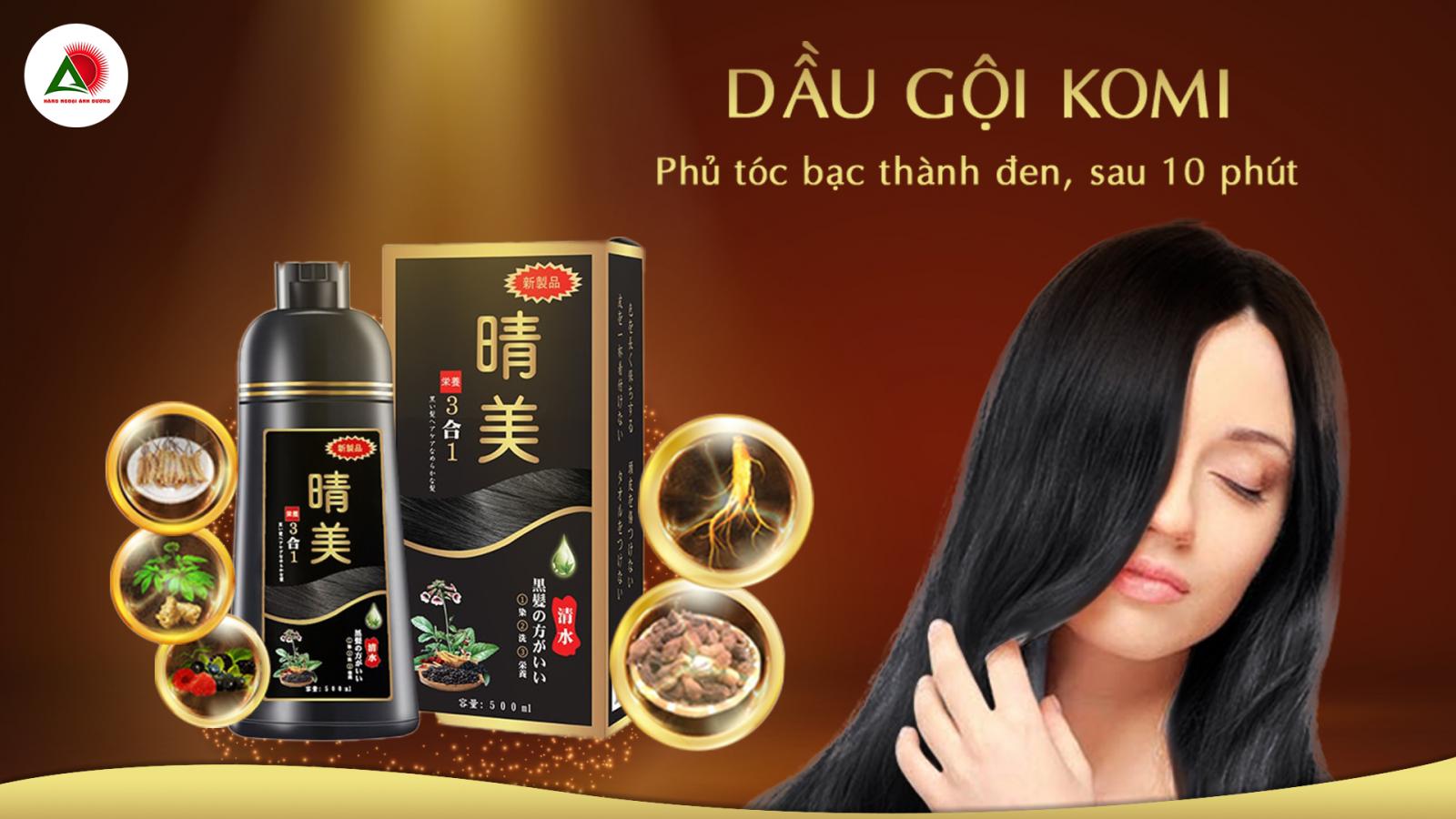Dầu gội phủ bạc komi