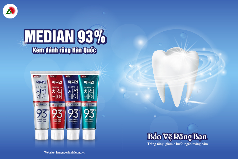 Kem đánh răng hàn quốc Median Dental IQ 93%