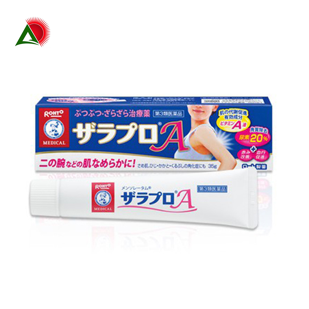 kem Trị Viêm Nang Lông Zaraporo Rohto 35g Nhật Bản