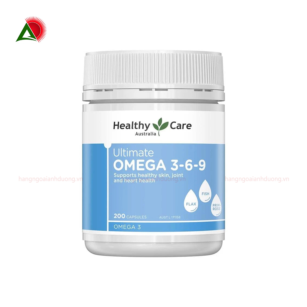 Viên Uống Omega 3 6 9 Healthy Care Úc Viên