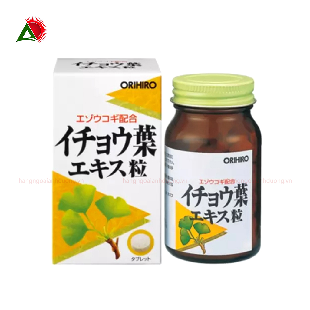 Viên uống bổ não bạch quả Orihiro Ginkgo Biloba 240 viên