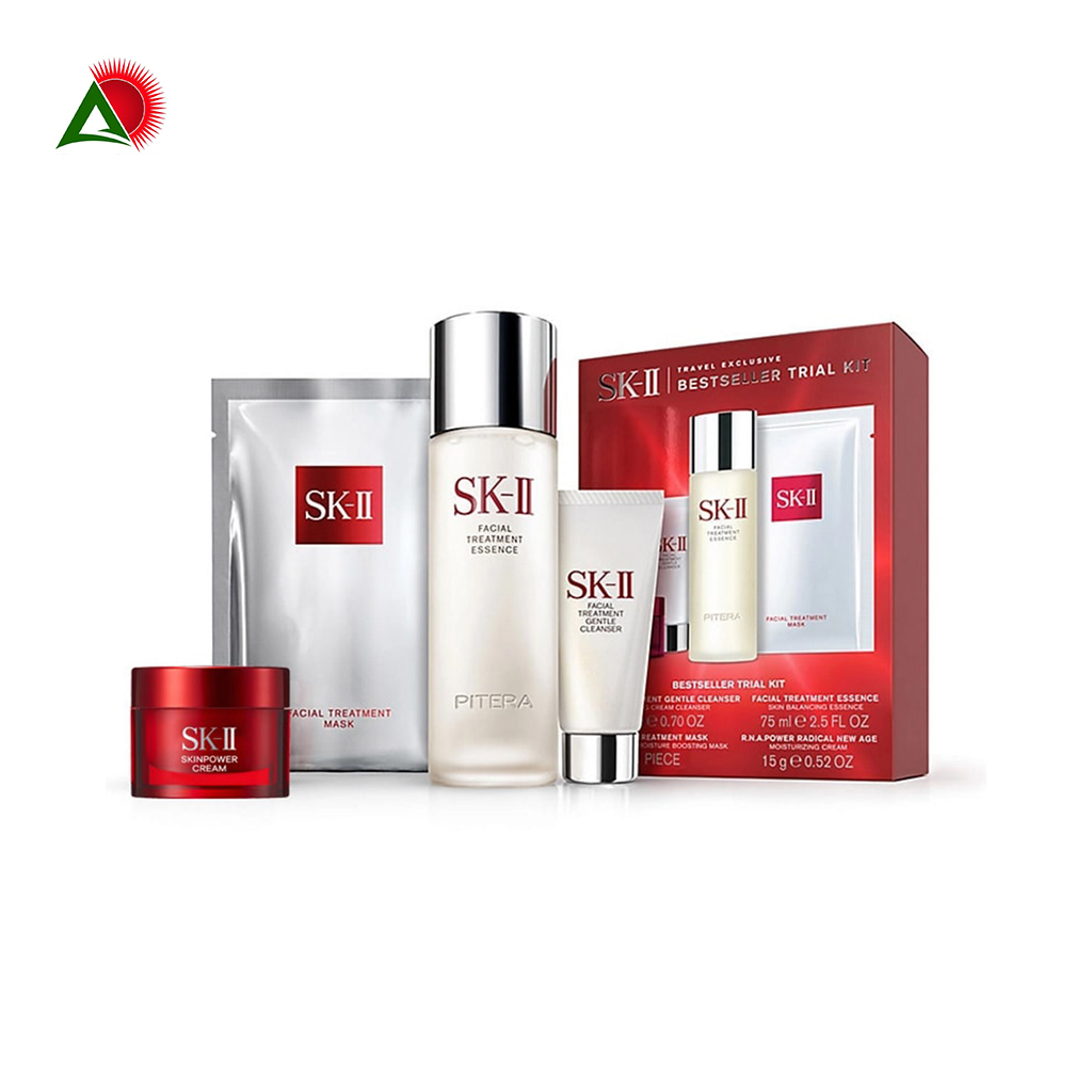 Bộ 4 Món Dưỡng Da SK-II Facial Treatment Bestseller Trial Kit