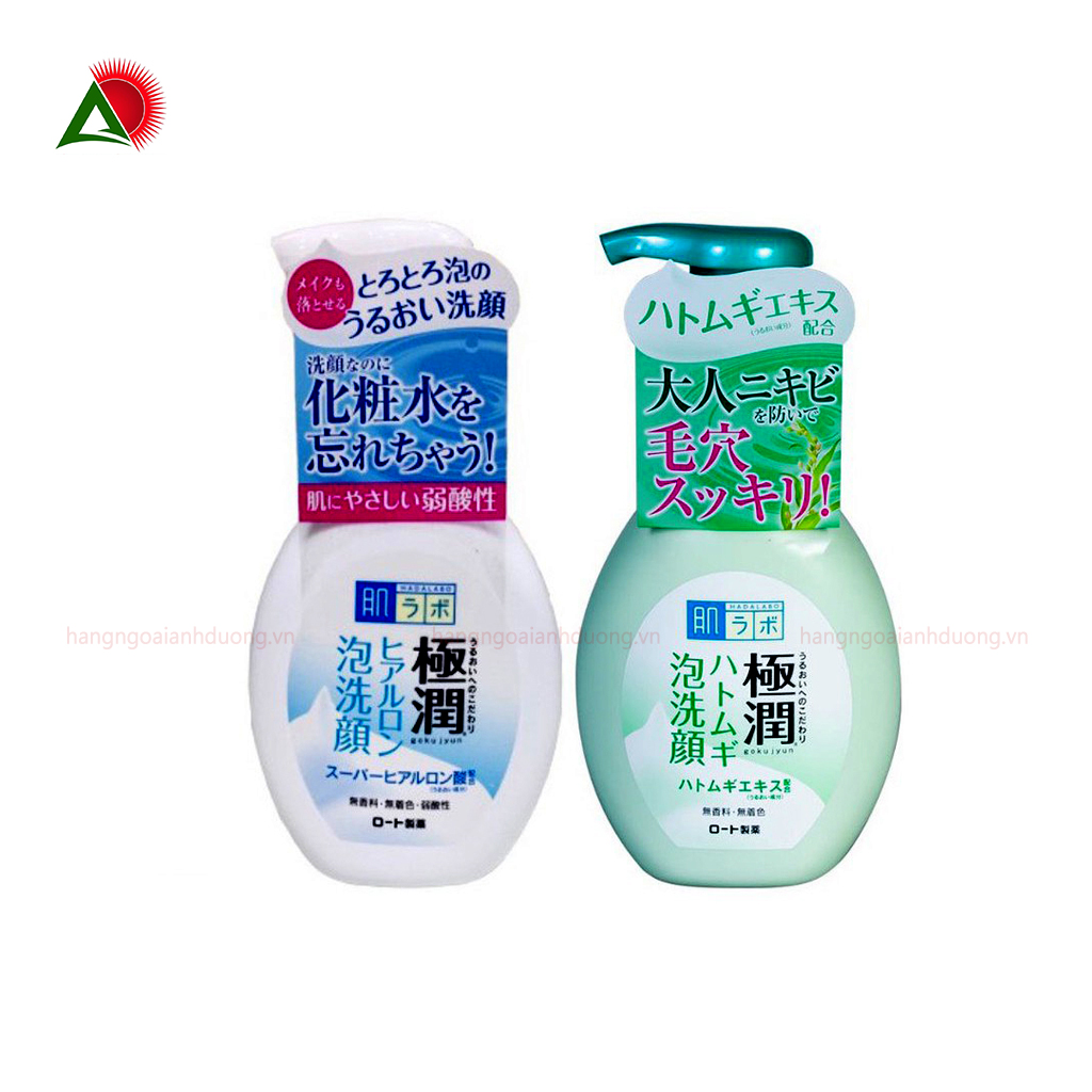 Sữa Rửa Mặt Tạo Bọt Hadalabo 160ml