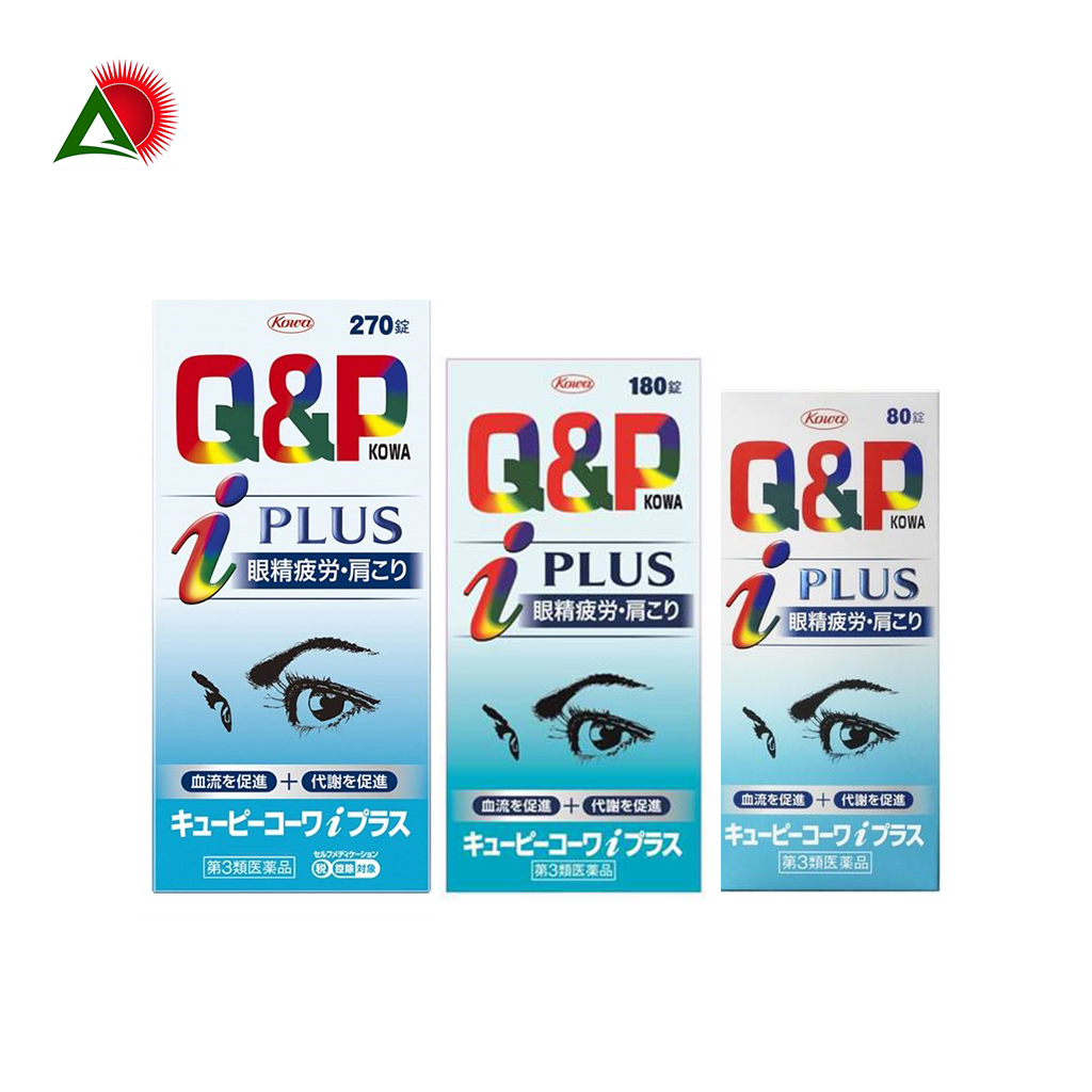 Viên Uống Bổ Mắt Q&P Kowa I Plus 270 Viên