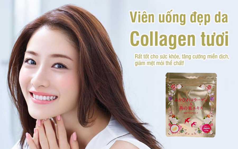 Viên uống collagen tươi con én